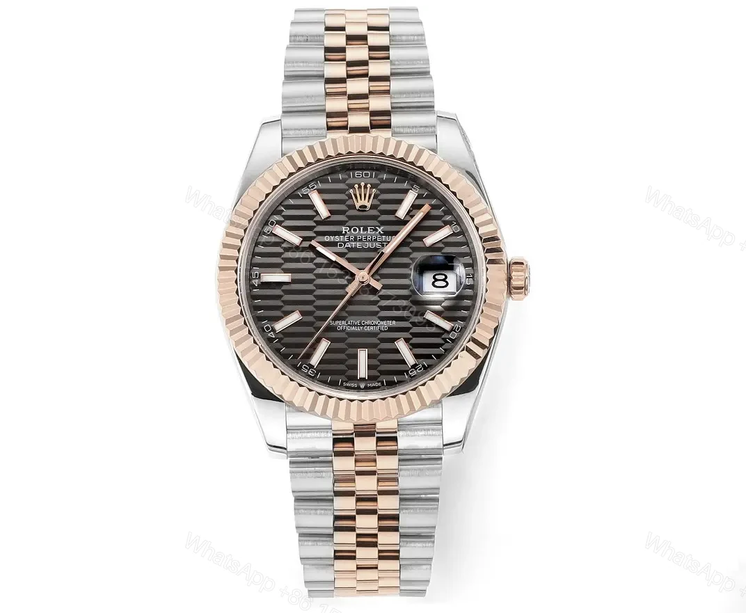 C+ Factory Clean Factory DDF Classic Two-Tone Rolex Style Watch — view 1