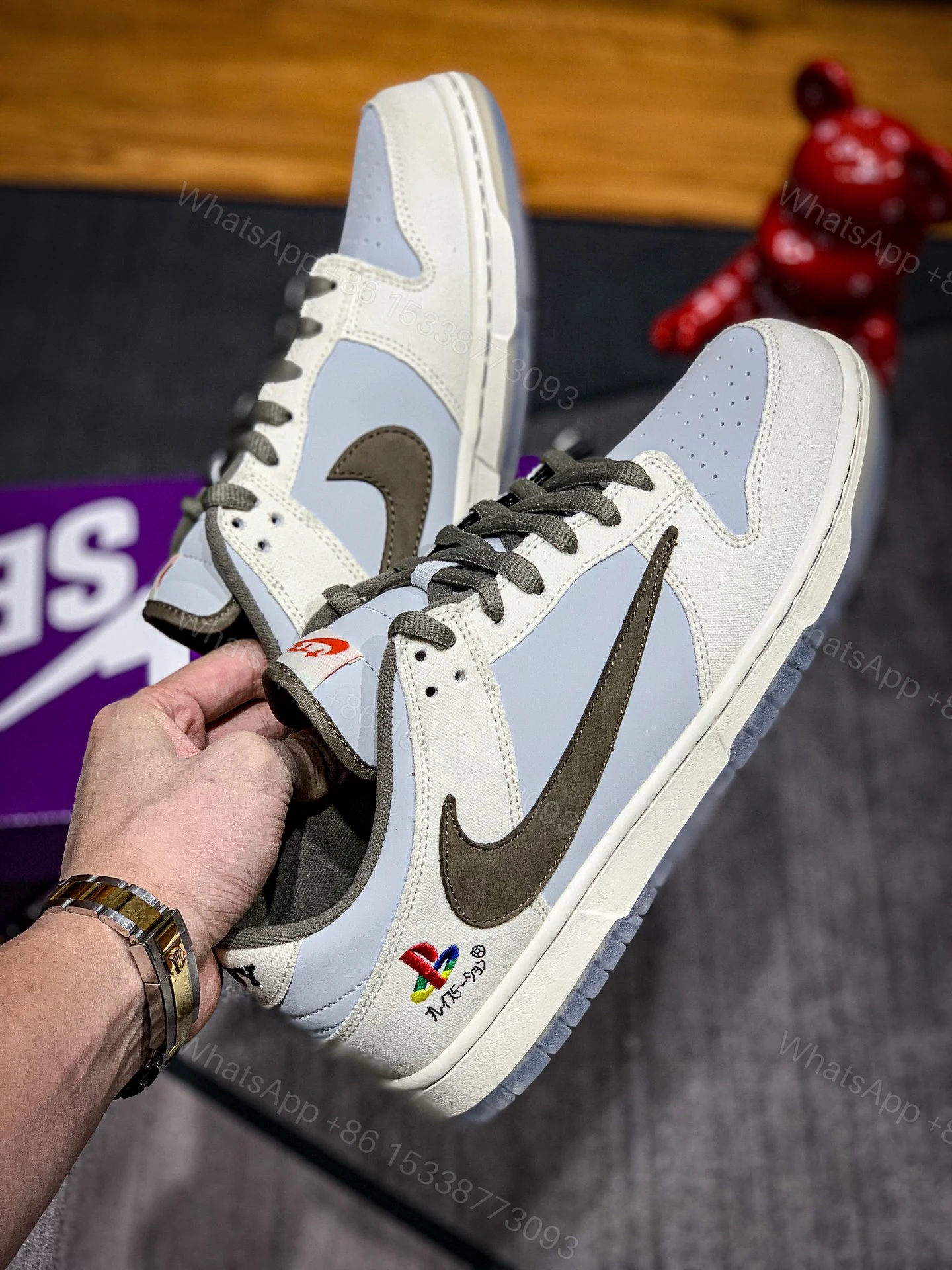 View 7 of Nike Dunk Low Travis Scott x Playstation Replicas