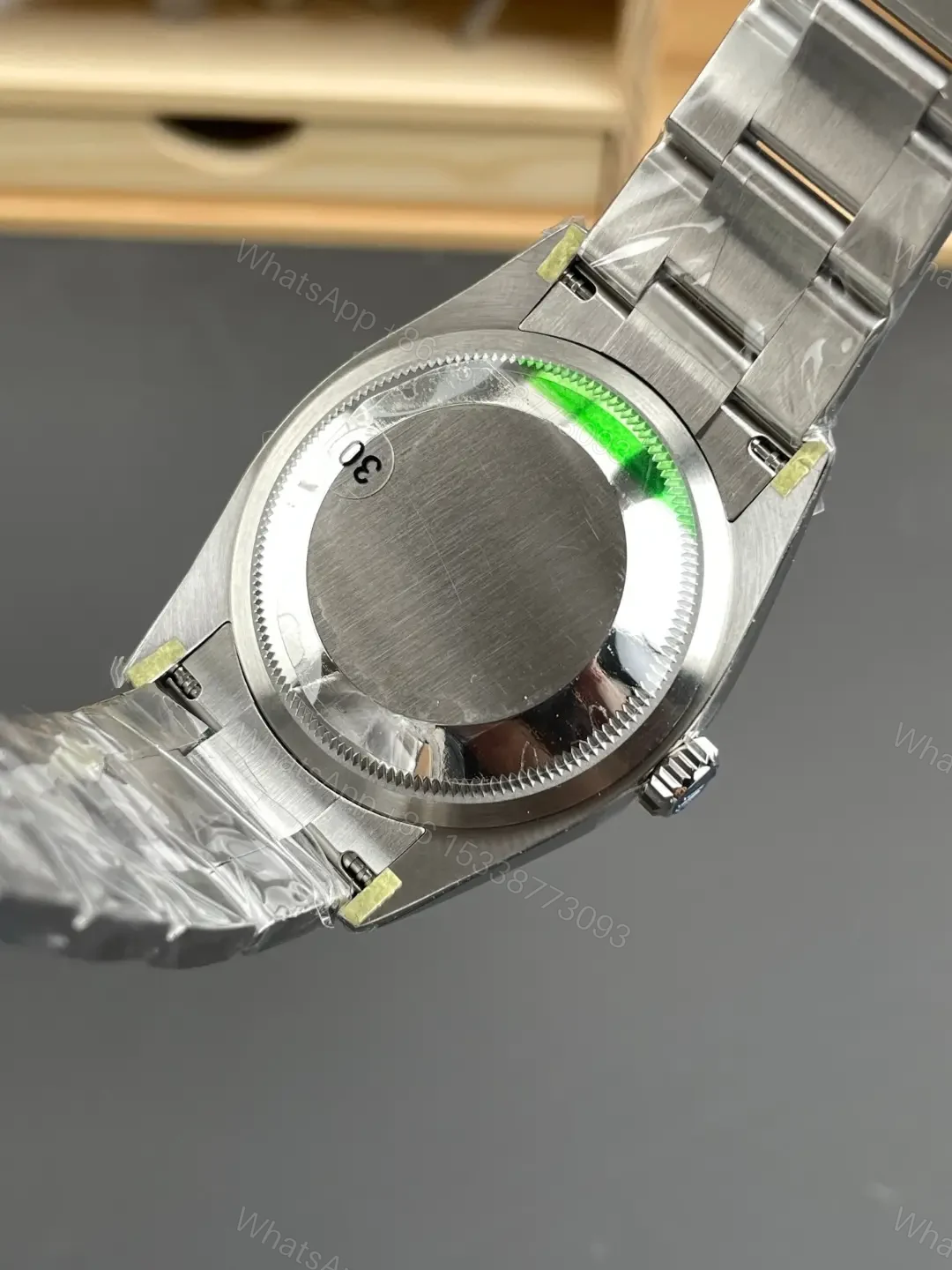 View 10 of Rolex Oyster Perpetual 36 126000 Green Dial Watch 126000-0005