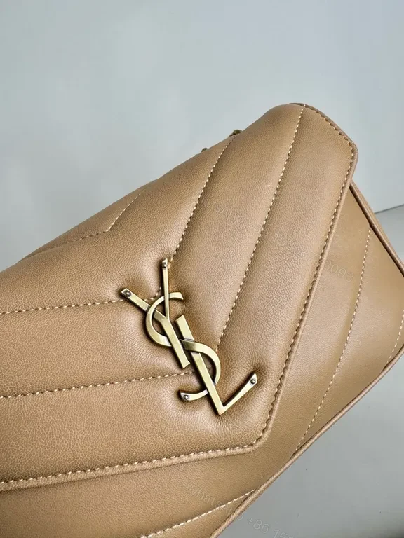 View 9 of Quilted Crossbody Bag with Gold Chain - Luxe Chic Style