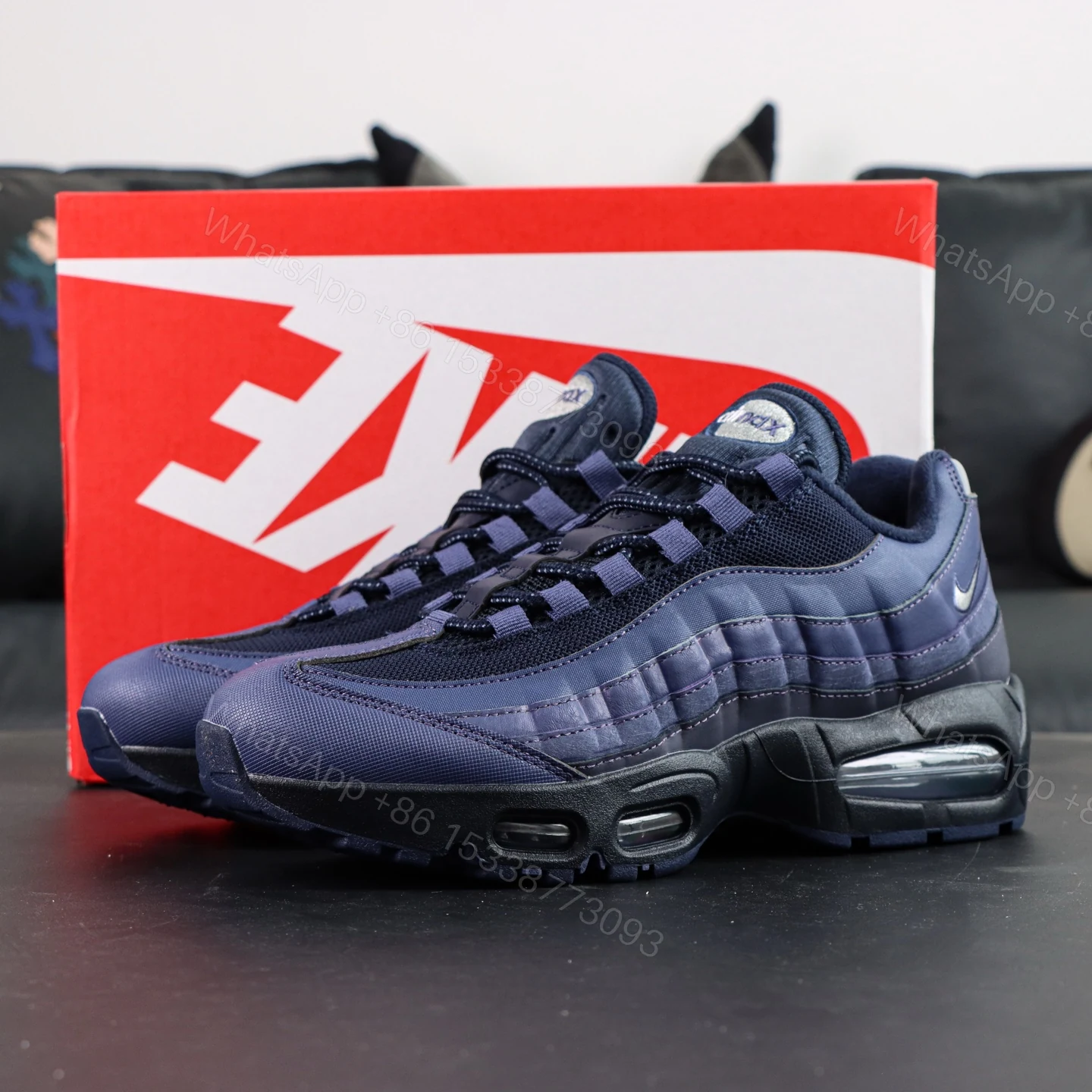 Air Max 95 Purple Black — view 1