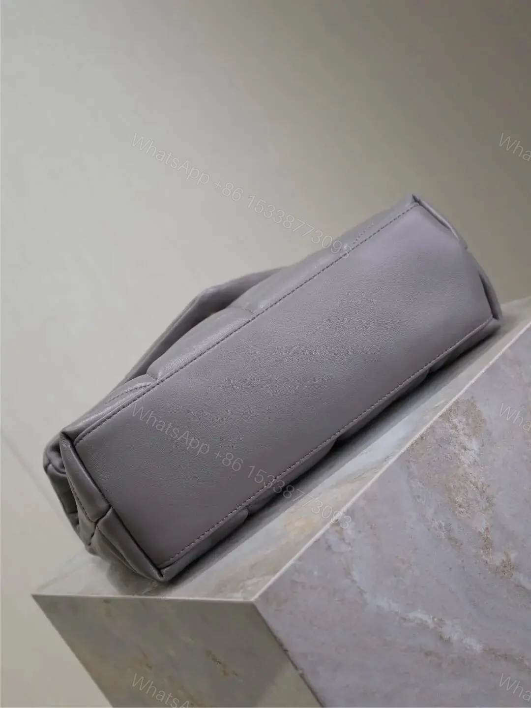 View 2 of YSL 25S LOULOU PUFFER MEDIUM 29 IN SMOKY LAVENDER