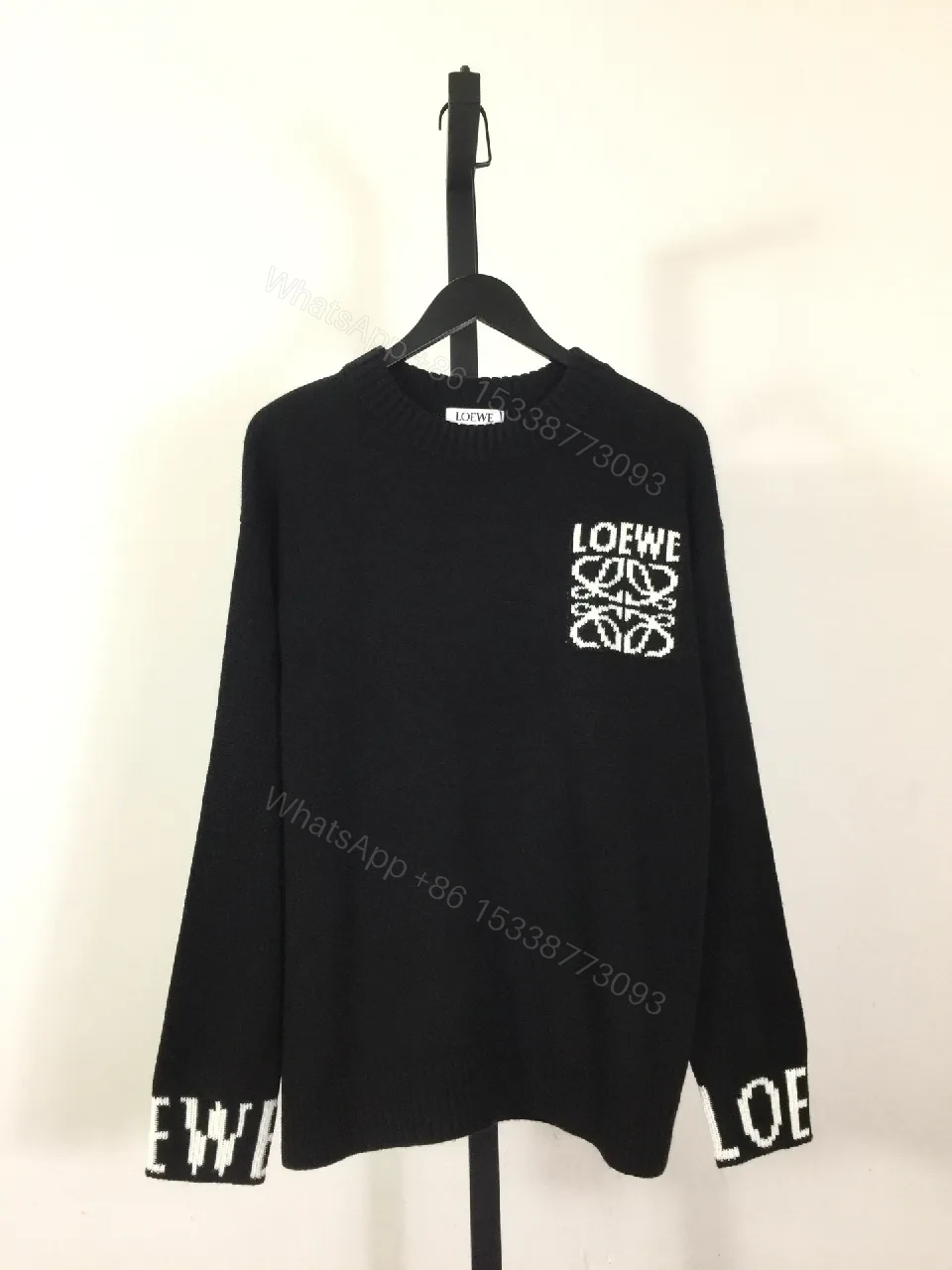 Monochrome Black Knit — refined edge, premium warmth — view 1