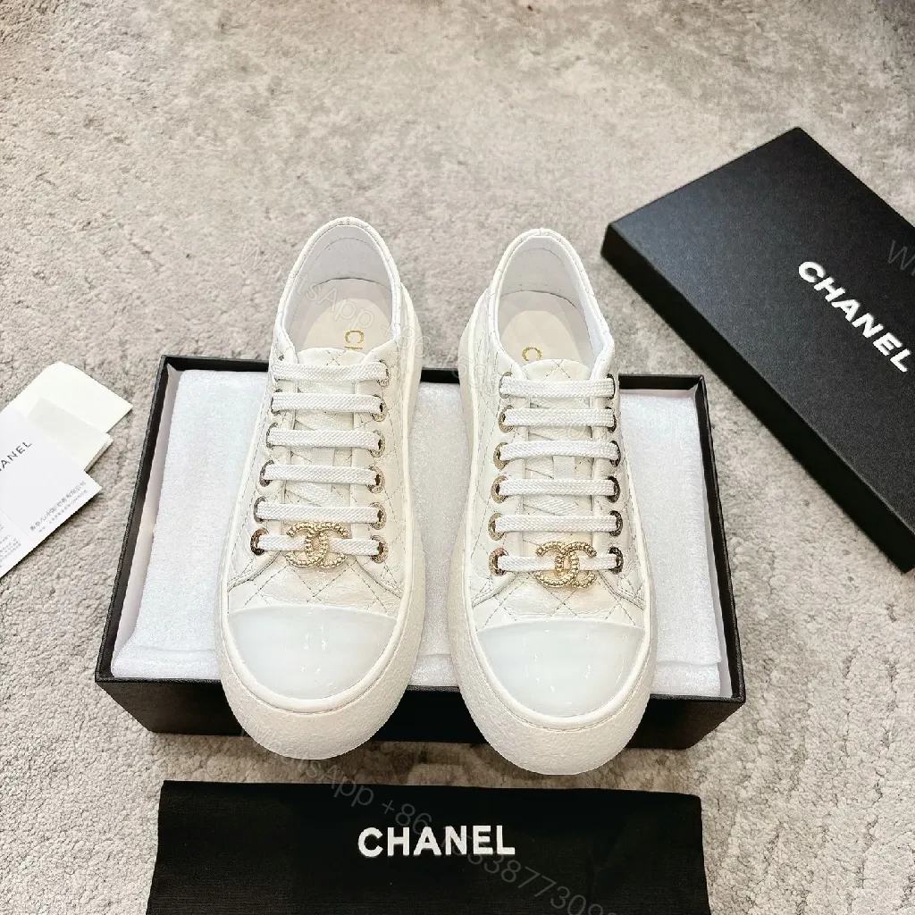 View 7 of White Quilted Leather Sneakers, Luxury Everyday Style, Cushioned Comfort