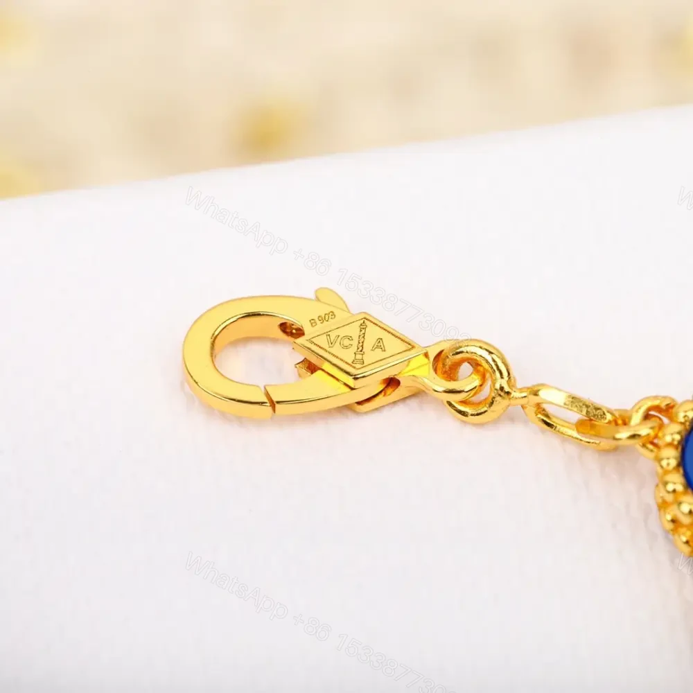 View 9 of 高仿首飾VanCleef&Arpels*RO9LW00四葉草5花手鏈黃金款