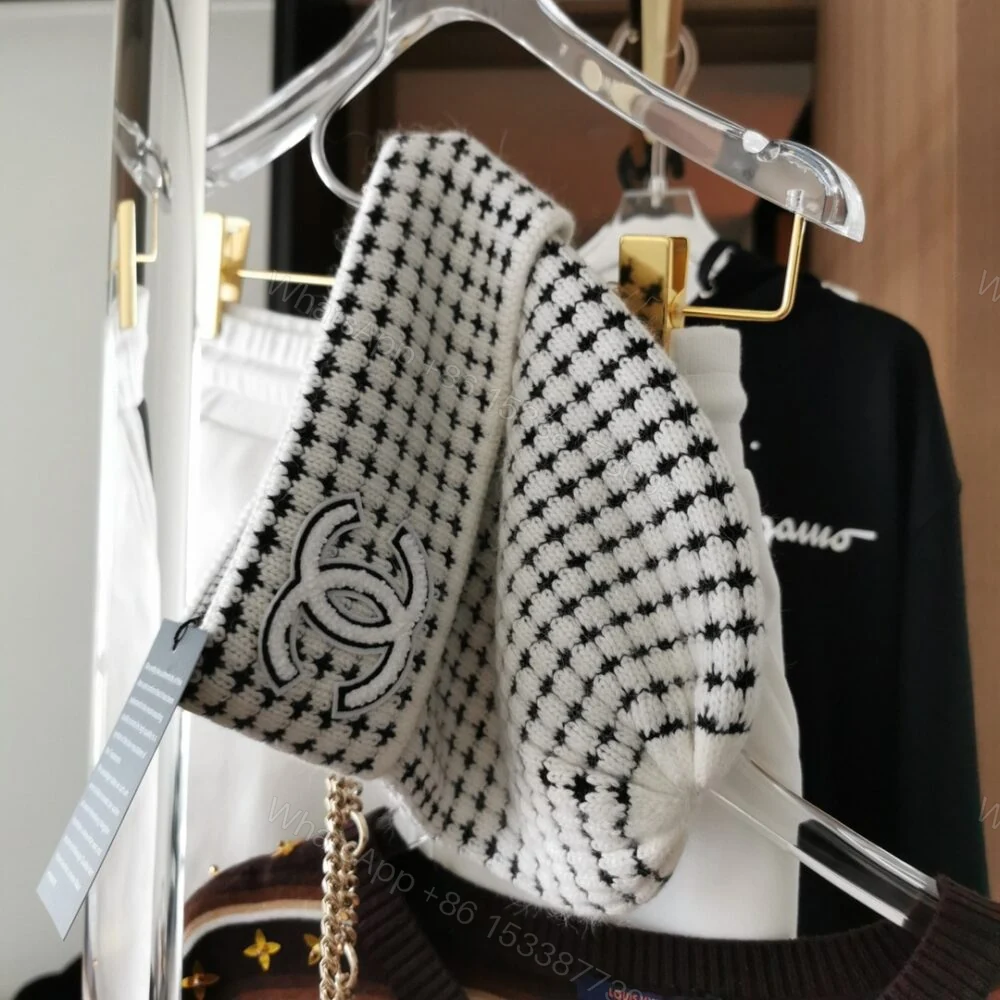 View 5 of Chanel CC Wool Beanie White