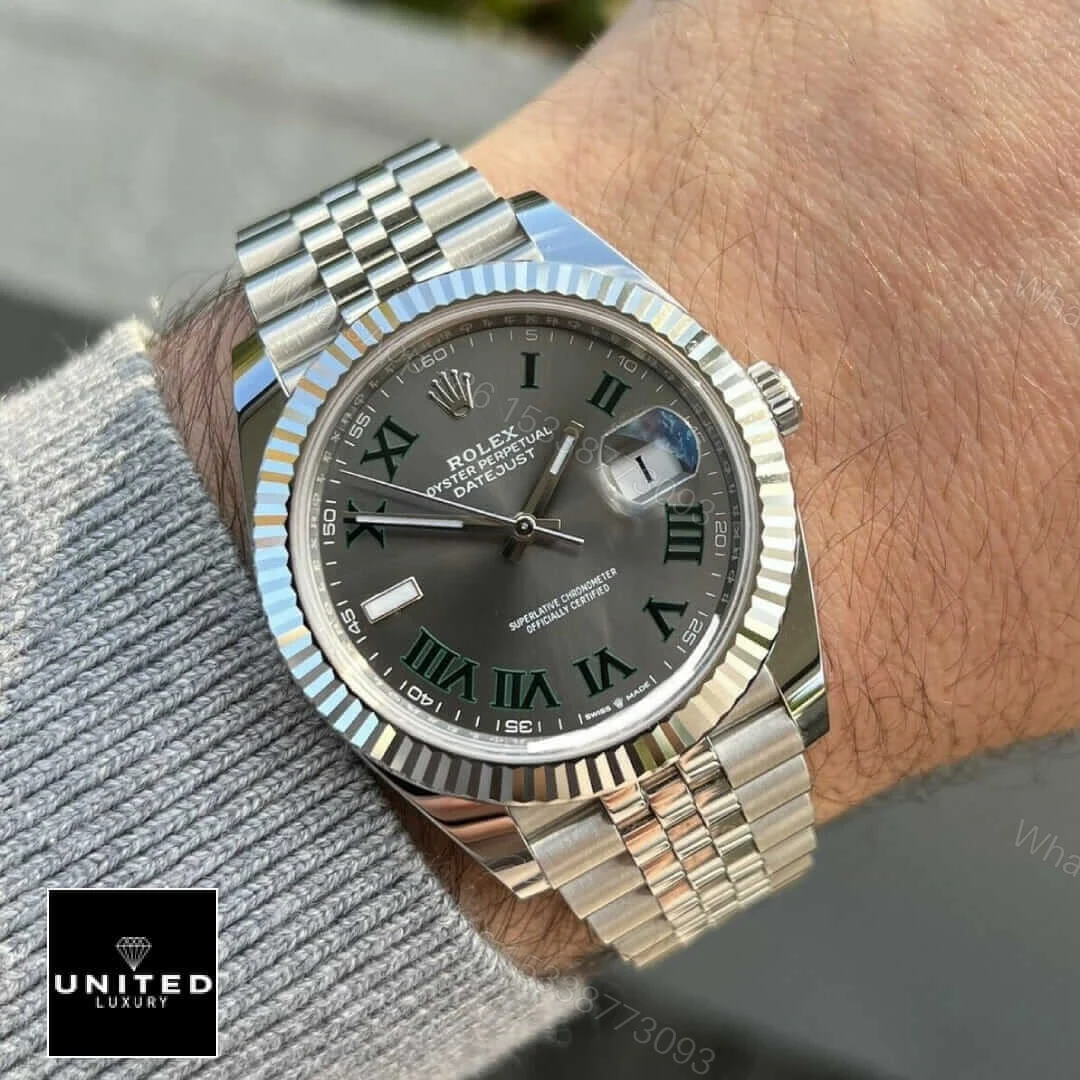View 6 of Rolex Wimbledon 126334-0022 Jubilee Replica