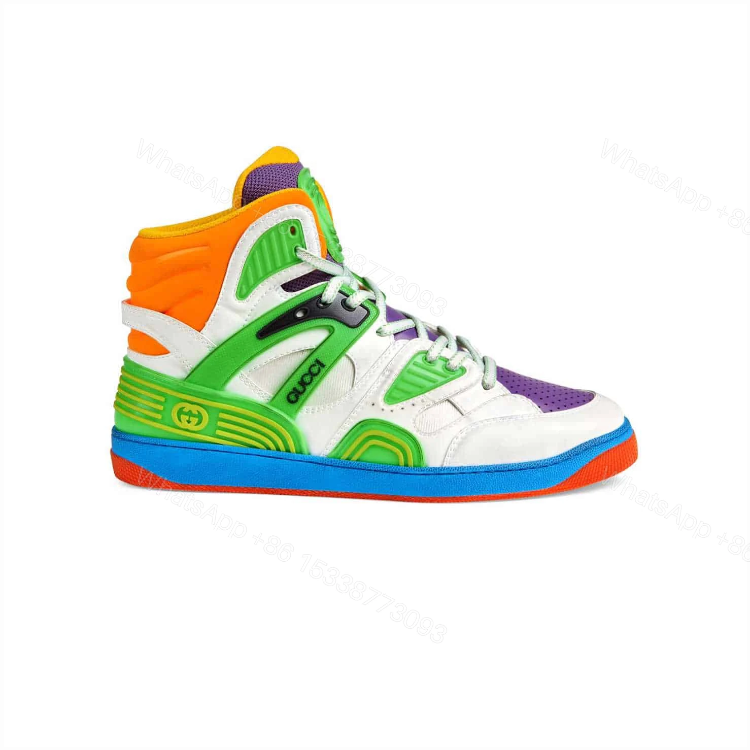GUCCI BASKET SNEAKERS WHITE DEMETRA – GC067 — view 1