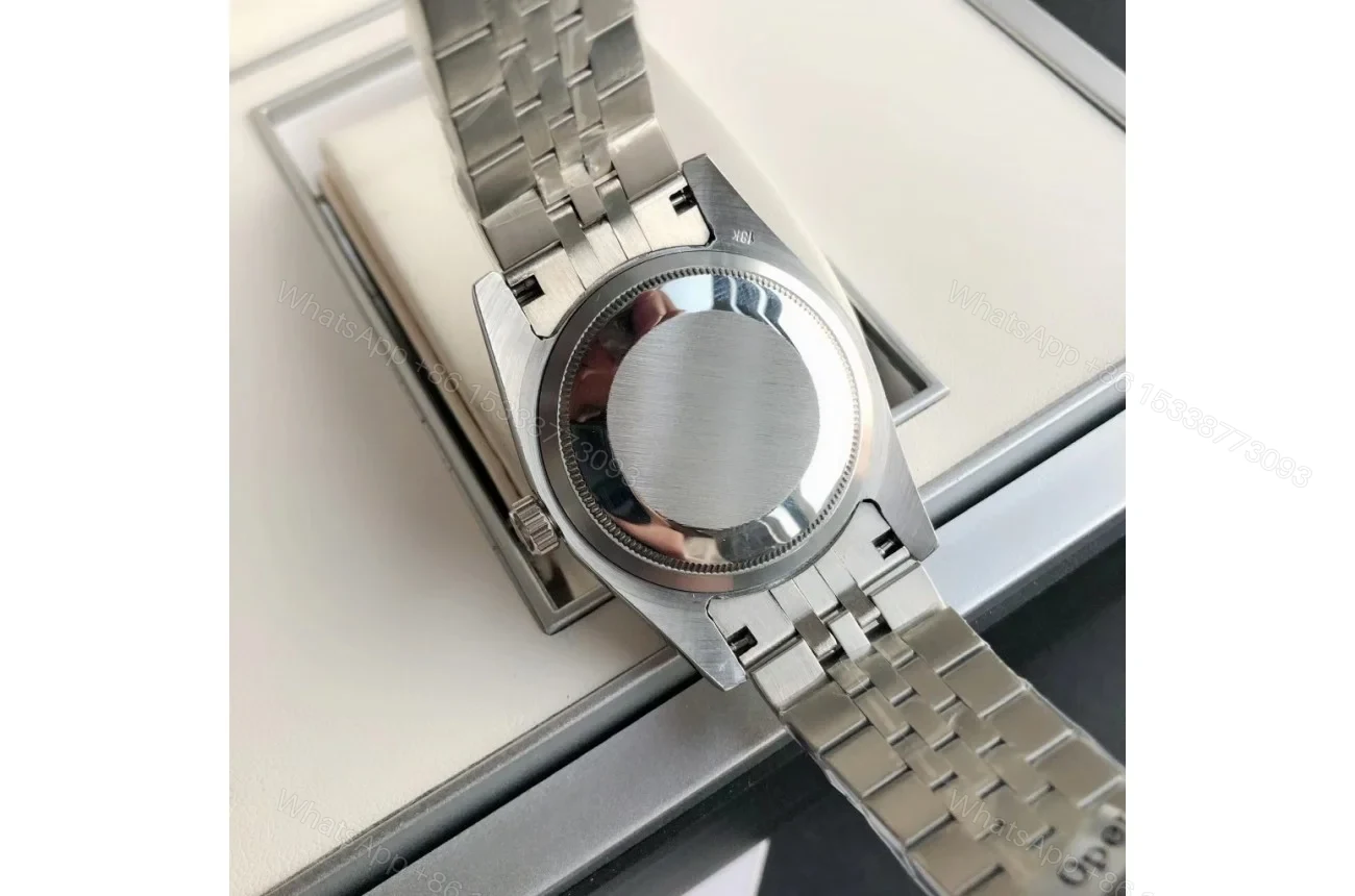 View 9 of Replica Rolex Datejust SS/SS Jub White/Dial 36/28 mm