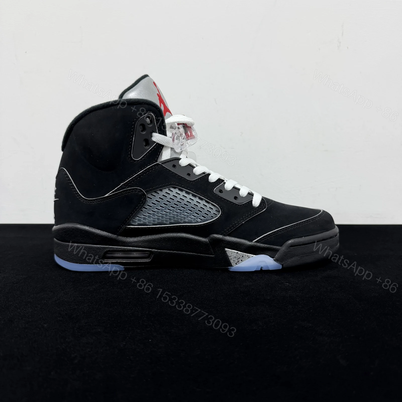 View 2 of Air Jordan 5 Retro ‘Black Metallic Reimagined’ Reps