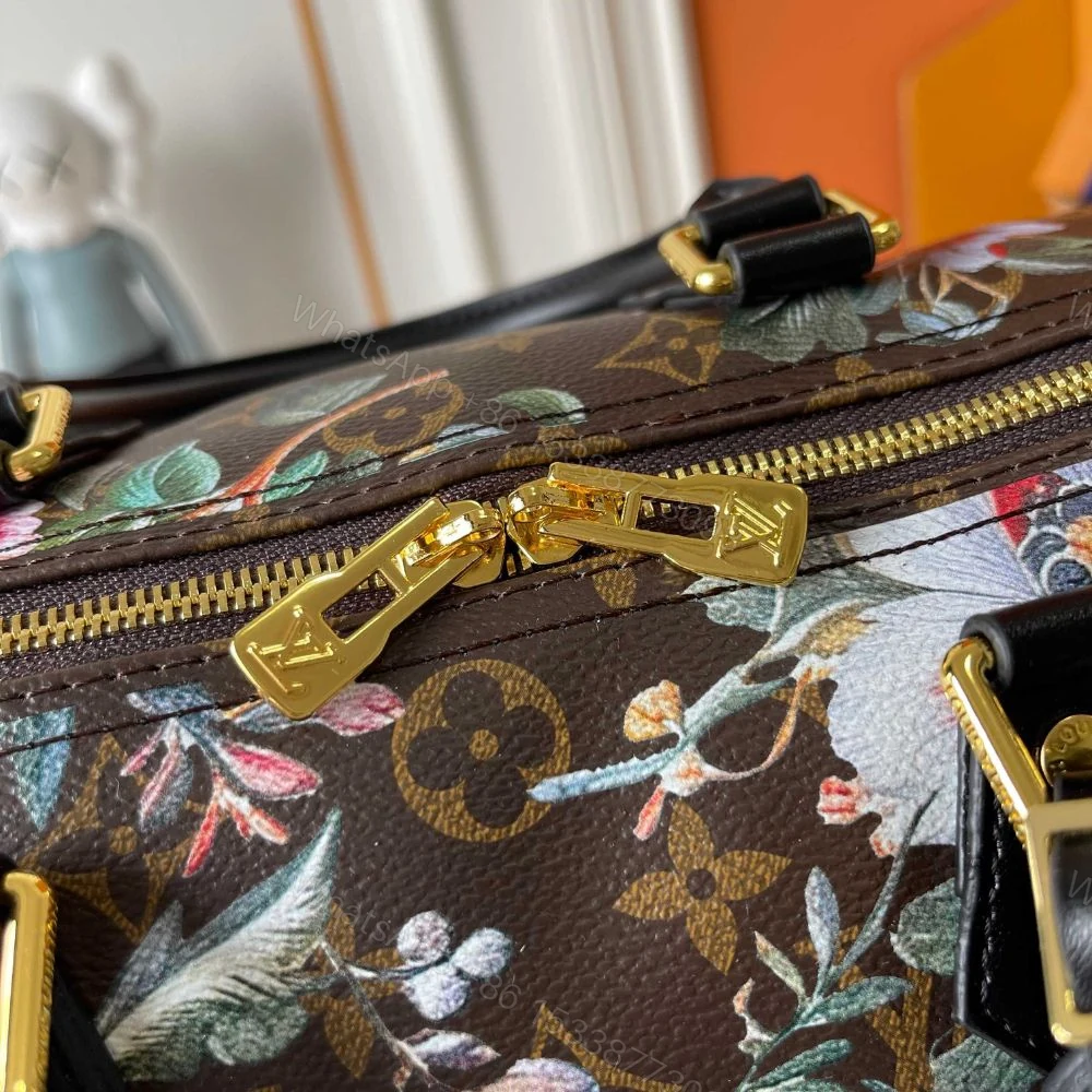 View 8 of Louis Vuitton Speedy Soft 30 Monogram Canvas Ebene 30Cm