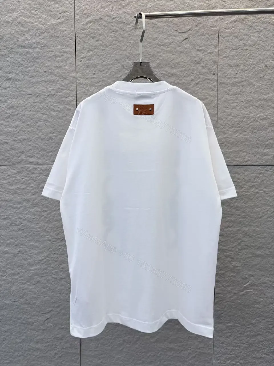 View 3 of Bold Cotton Tee: Elevated Logo Craftsmanship, Graphic Statement
