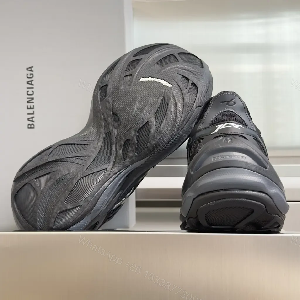 View 6 of Black Mesh-Covered Dynamic Balenciaga Sneakers
