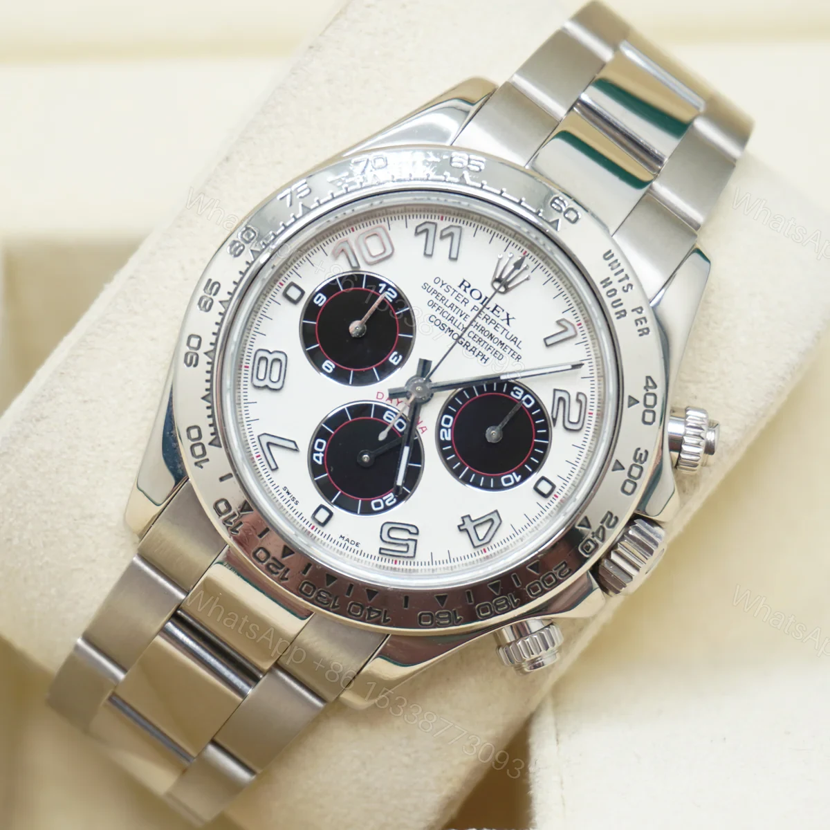 View 3 of Superclone Rolex Daytona Panda Dial 116509 Arabic Numberals