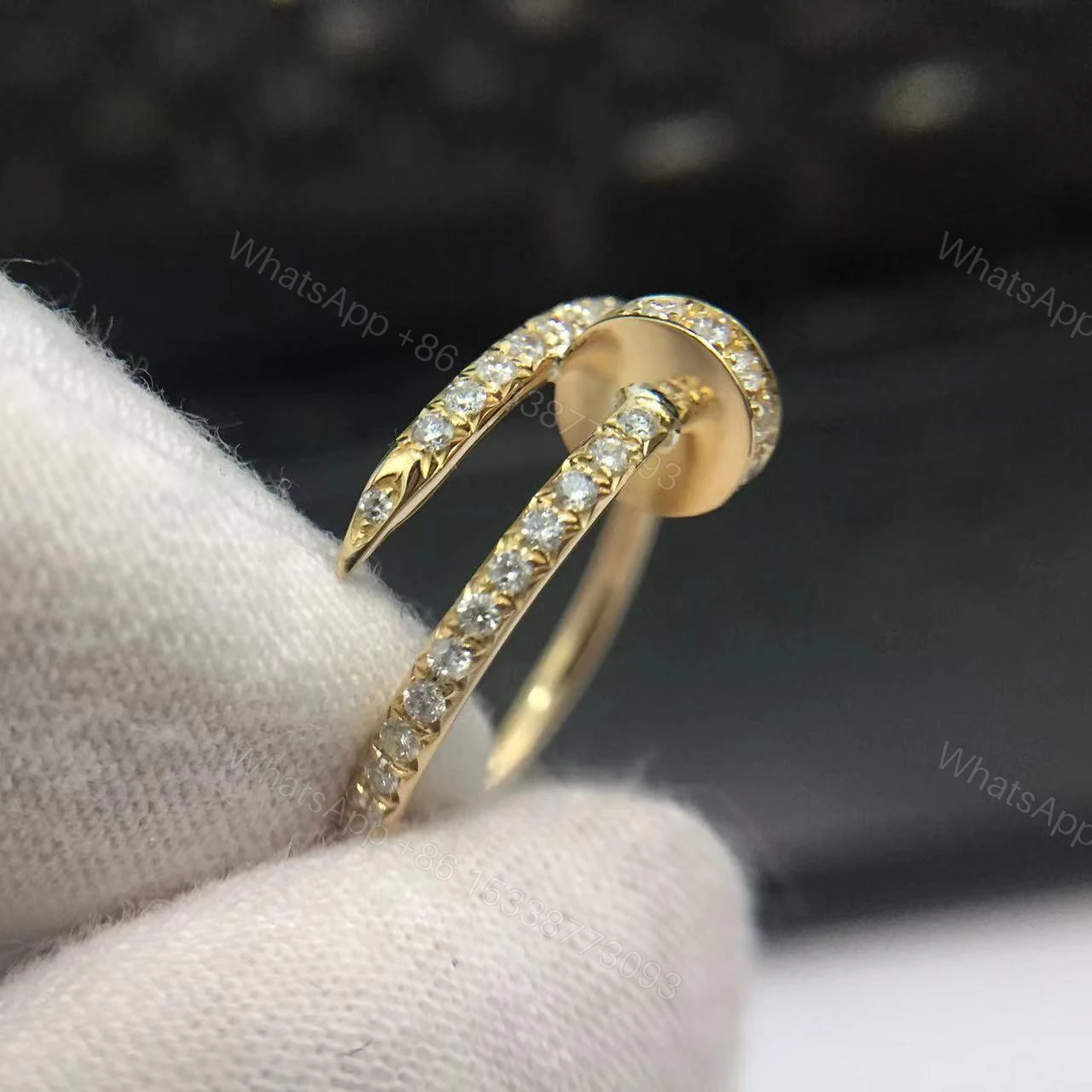 View 7 of Cartier Juste Un Clou Ring Diamonds Small Model