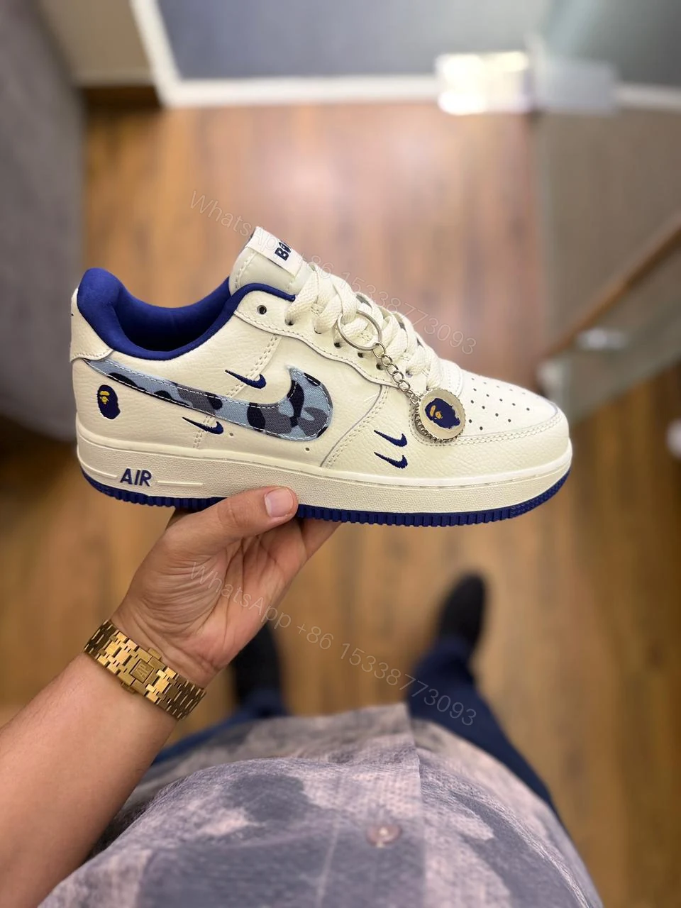 View 7 of FIRST COPY NIKE AIRFORCE CUSTOM BAPE FOR MEN