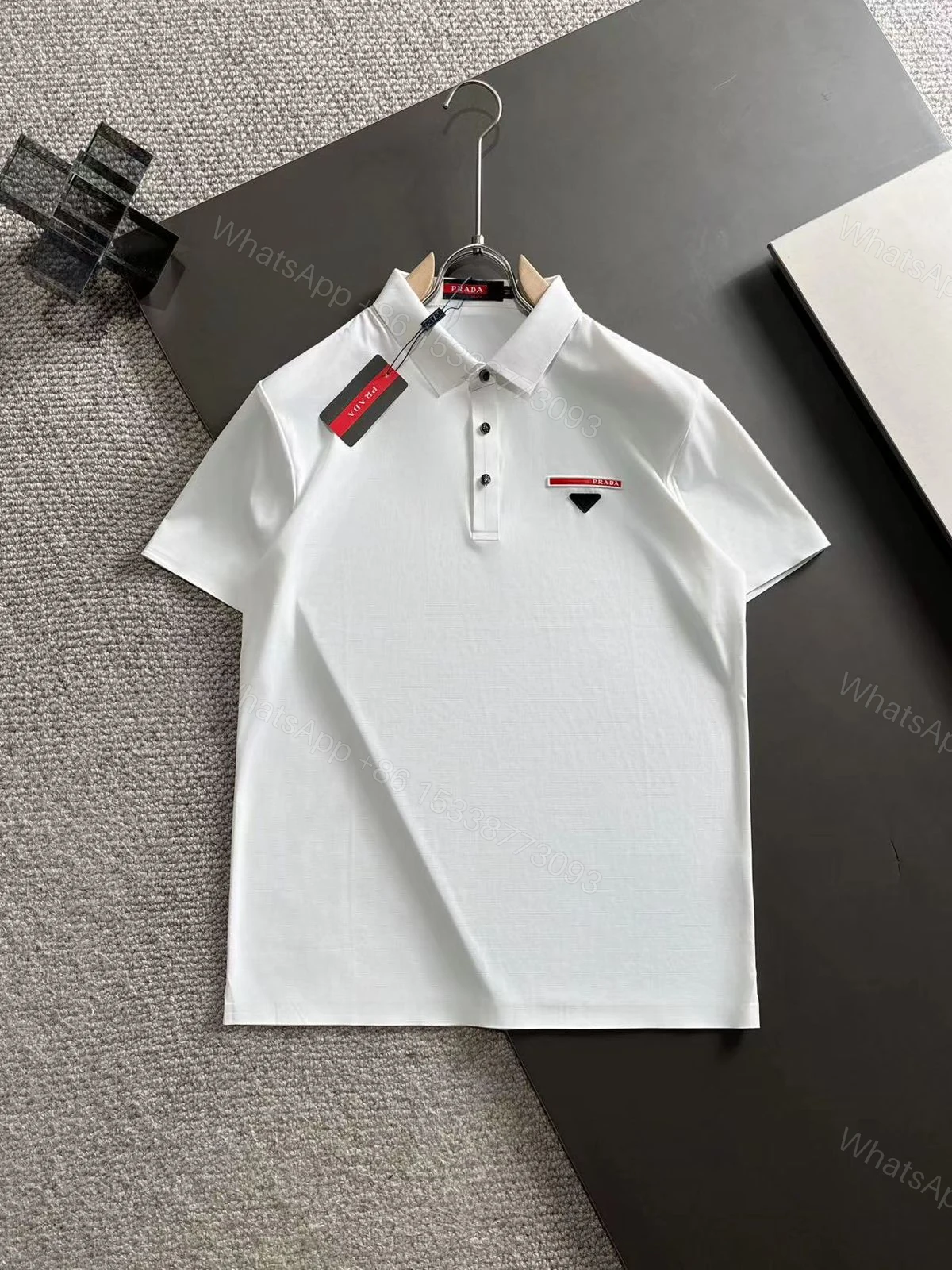 View 2 of FIRST COPY PRADA IMPORTED LYCRA POLOS T-SHIRT