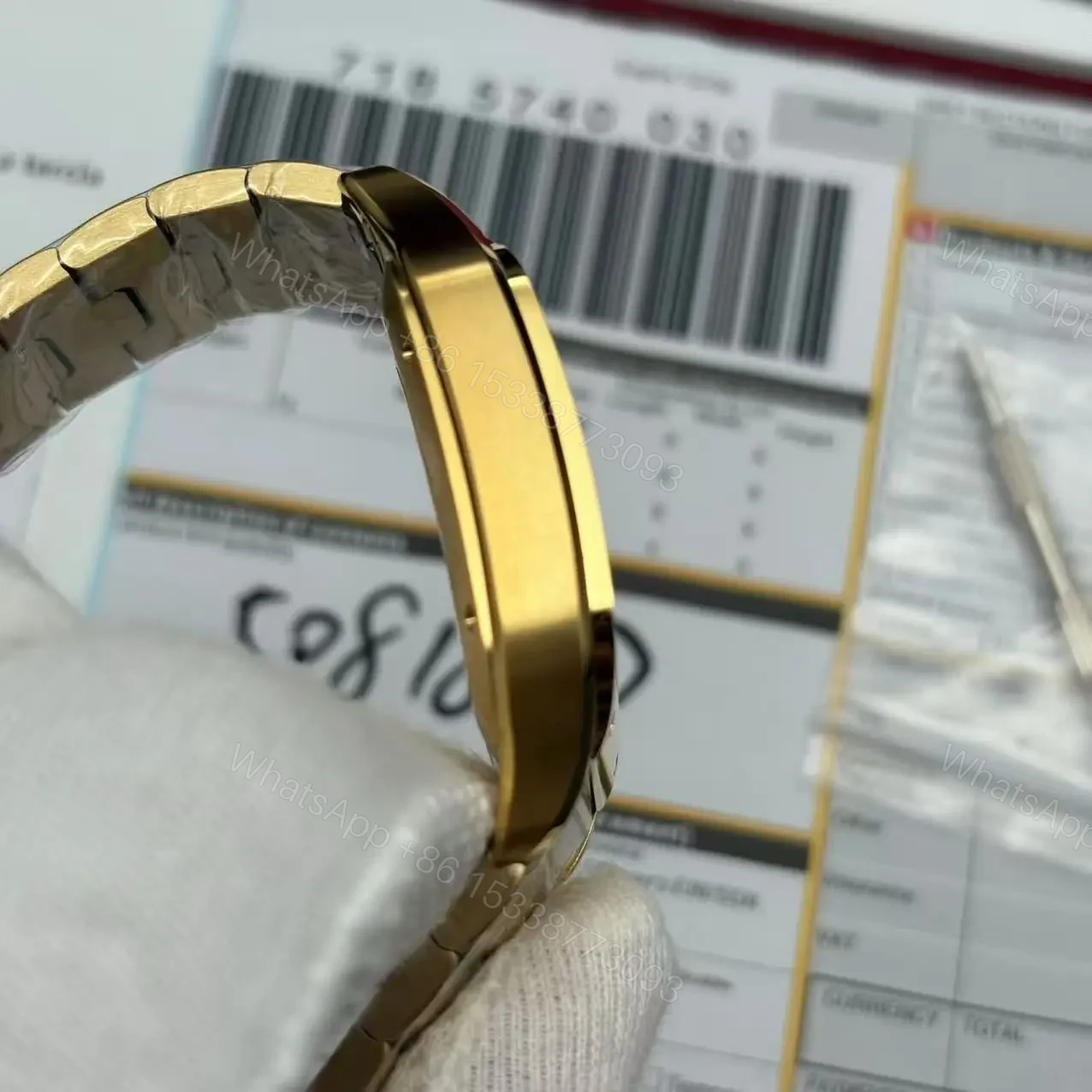 View 6 of Clone Replica Cartier Santos W2SA0009 Gold Watch