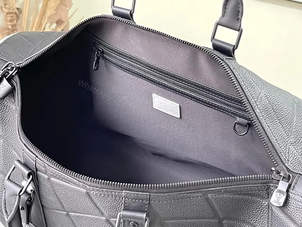 View 3 of Graphite Quilted Messenger: Luxe Everyday Carry Bag
