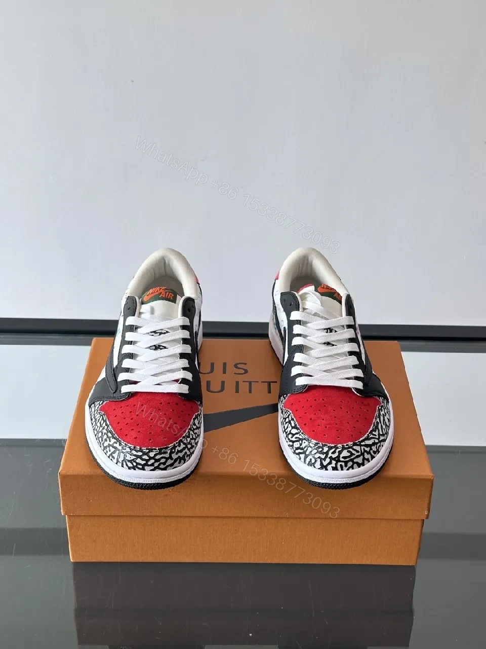 View 2 of Colorful Premium Detailing High-Top Sneakers