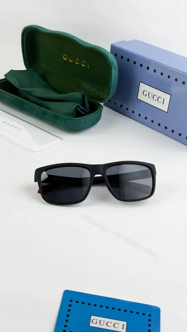 View 3 of First Copy Gucci Red Black 68523 Sunglasses