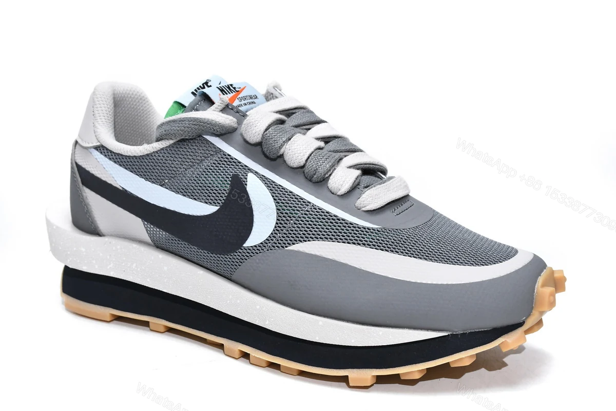 View 2 of Sacai x Nike LDWaffle Blue Multi Grey DeconStrucTion DH3114-001