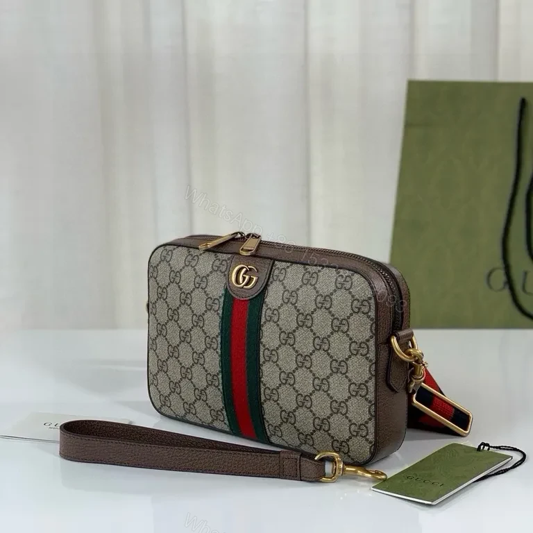 View 2 of G GG Supreme Crossbody: Web Stripe, Luxury Everyday Carry