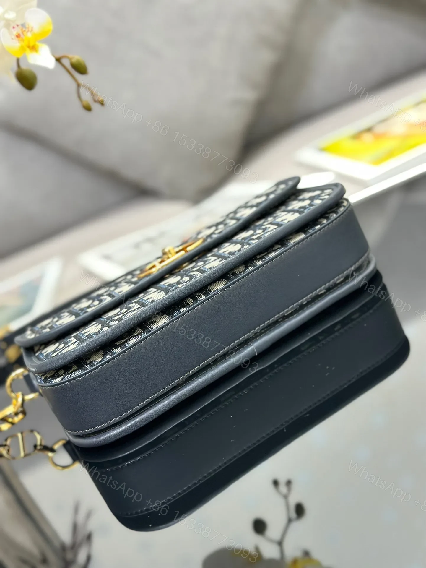 View 6 of Dior 30 Montaigne Avenue Monogram Super Bag 22.5x12cm