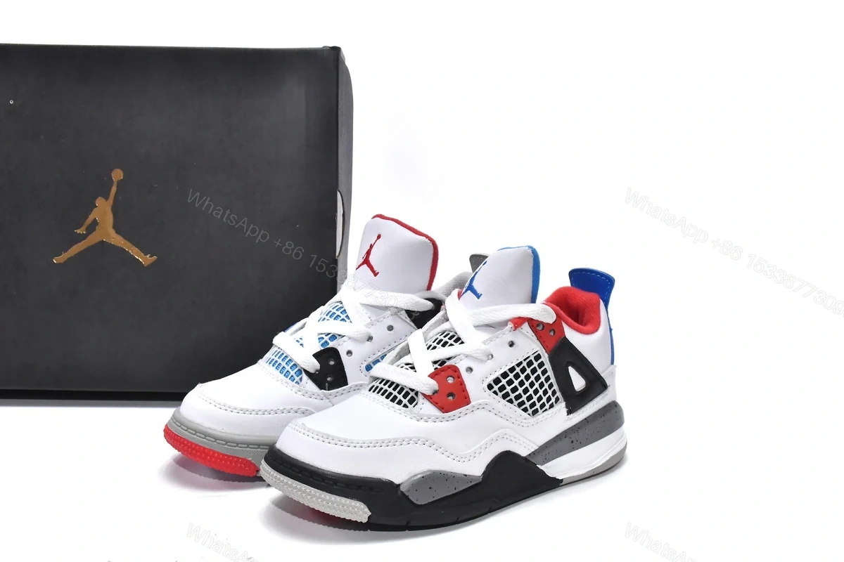 Jordan 4 Kids Shoes Retro What The BQ7669-146 — view 2