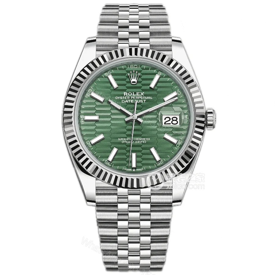 Rolex Datejust M126334 Mint Green Watch — view 1