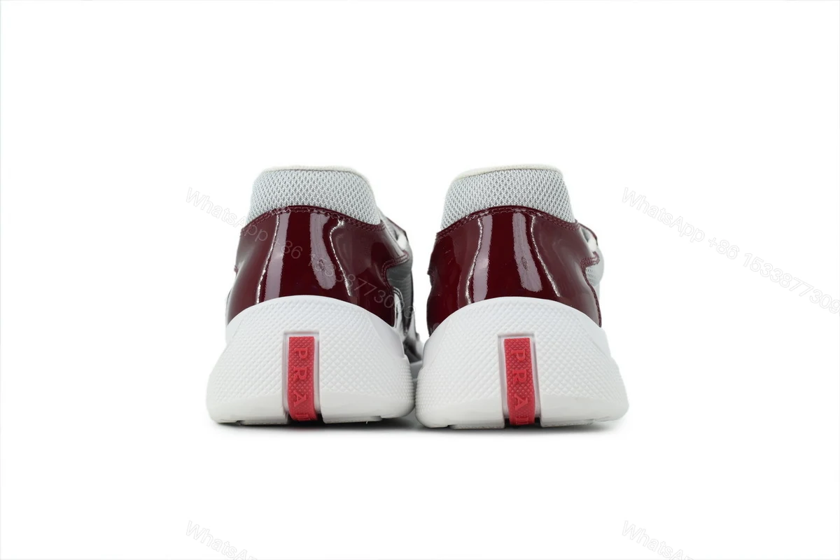View 3 of Prada Sneakers Wine Red