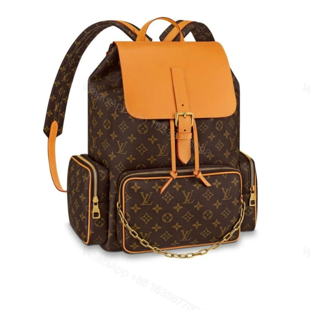 Louis Vuitton Trio Backpack Monogram Canvas Brown 43Cm M44658 — view 1