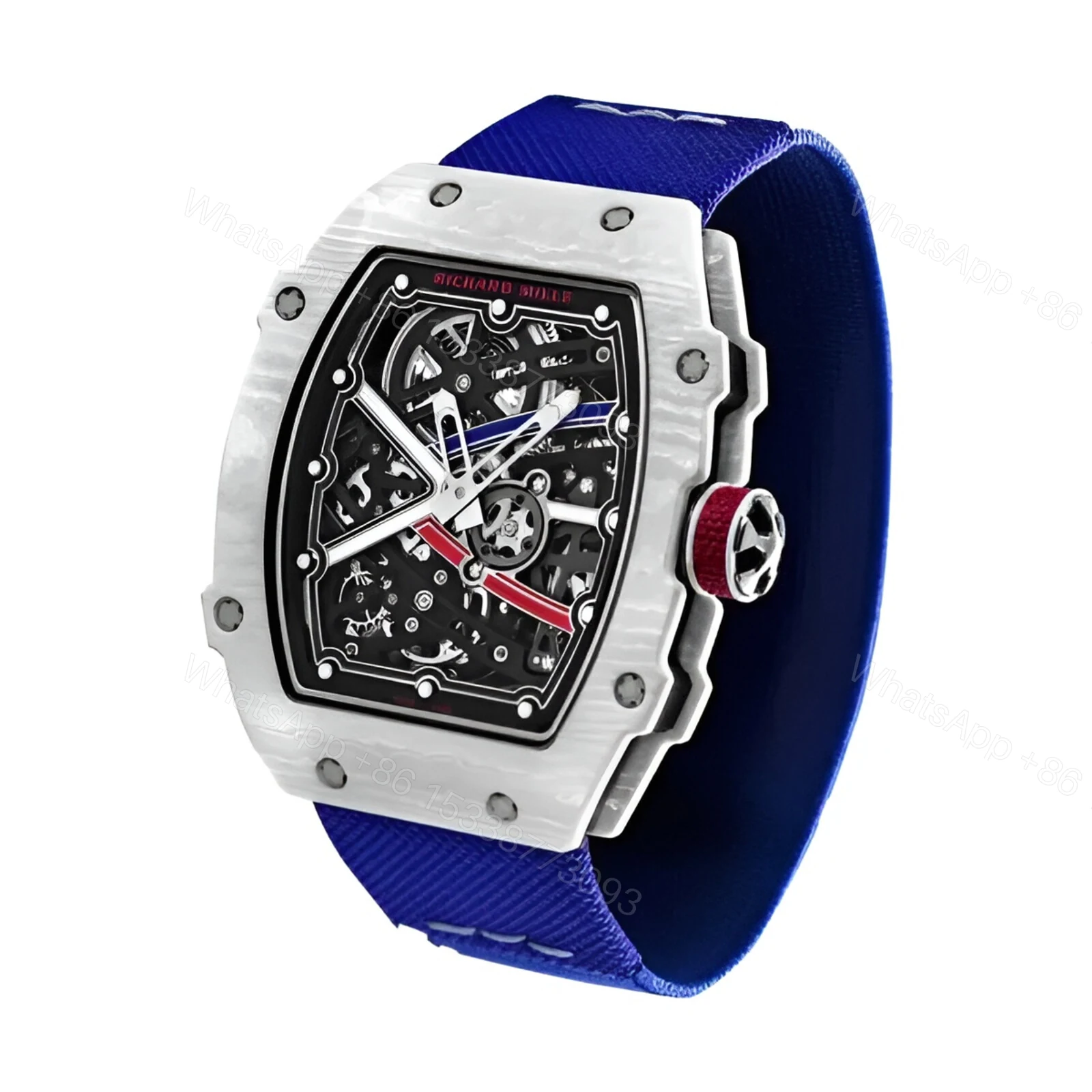 View 2 of Richard Mille 67-02 Skeleton Dial Alexis Pinturault Replica