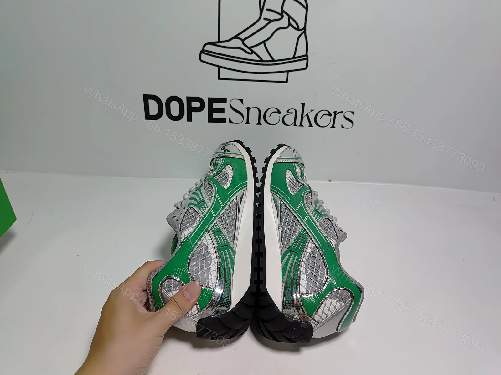 View 10 of Bottega Veneta Orbit Green Reps