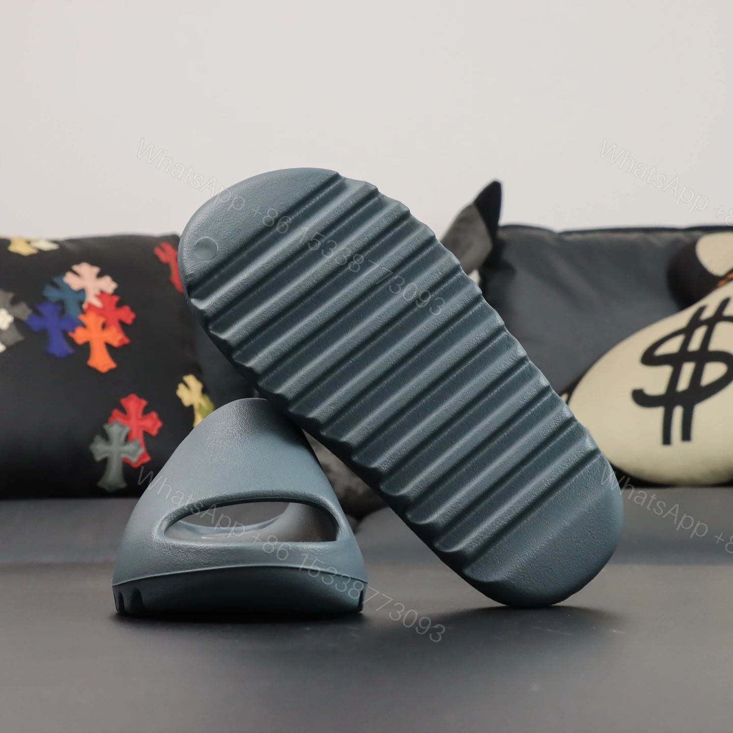View 3 of Yeezy Slide Slate Marine Reps