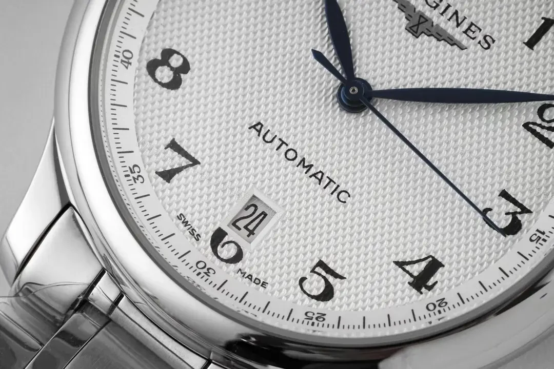 View 5 of Longines Master Collection Silver Dial Automatic Watch with Stainless Steel Bracelet