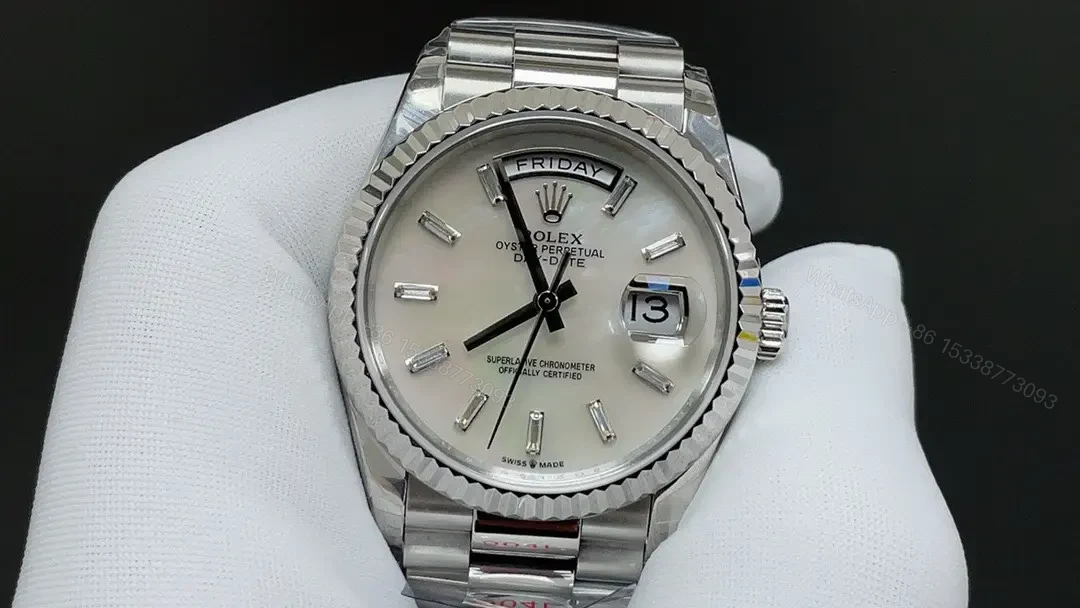 View 3 of Rolex Day-Date 36 Week Calendar White Dial Gold Automatic Watch RLX-DD-36-WKCAL-WHT