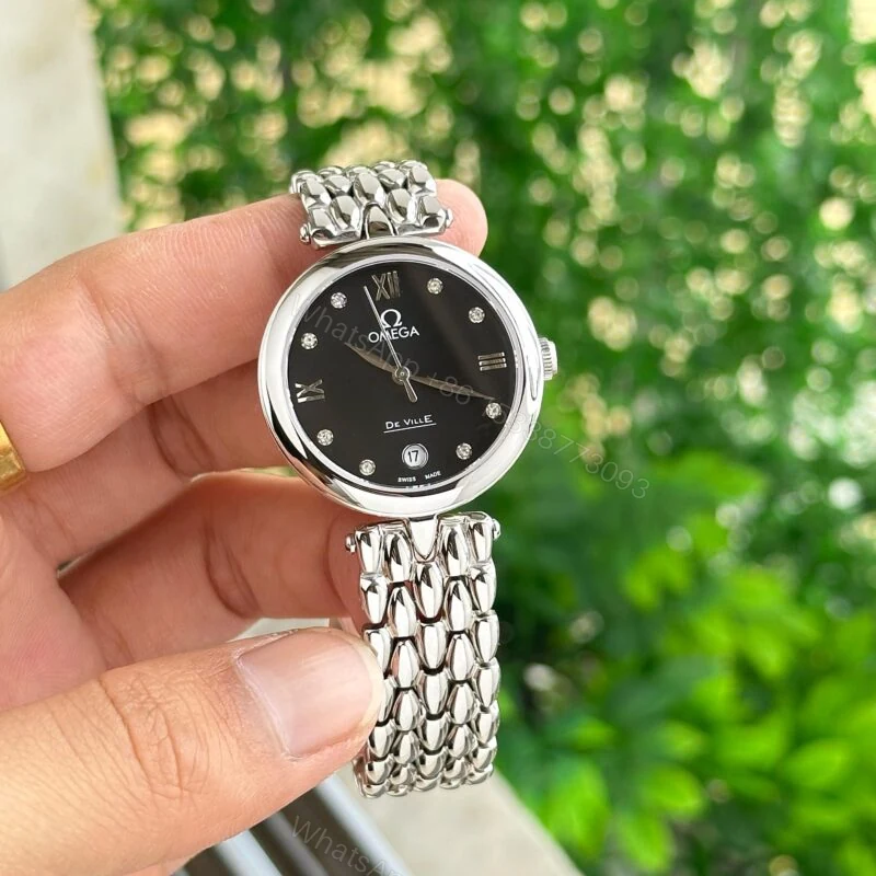 View 4 of Omega Prestige Dewdrop Collection 34mm Mother of Pearl Quartz