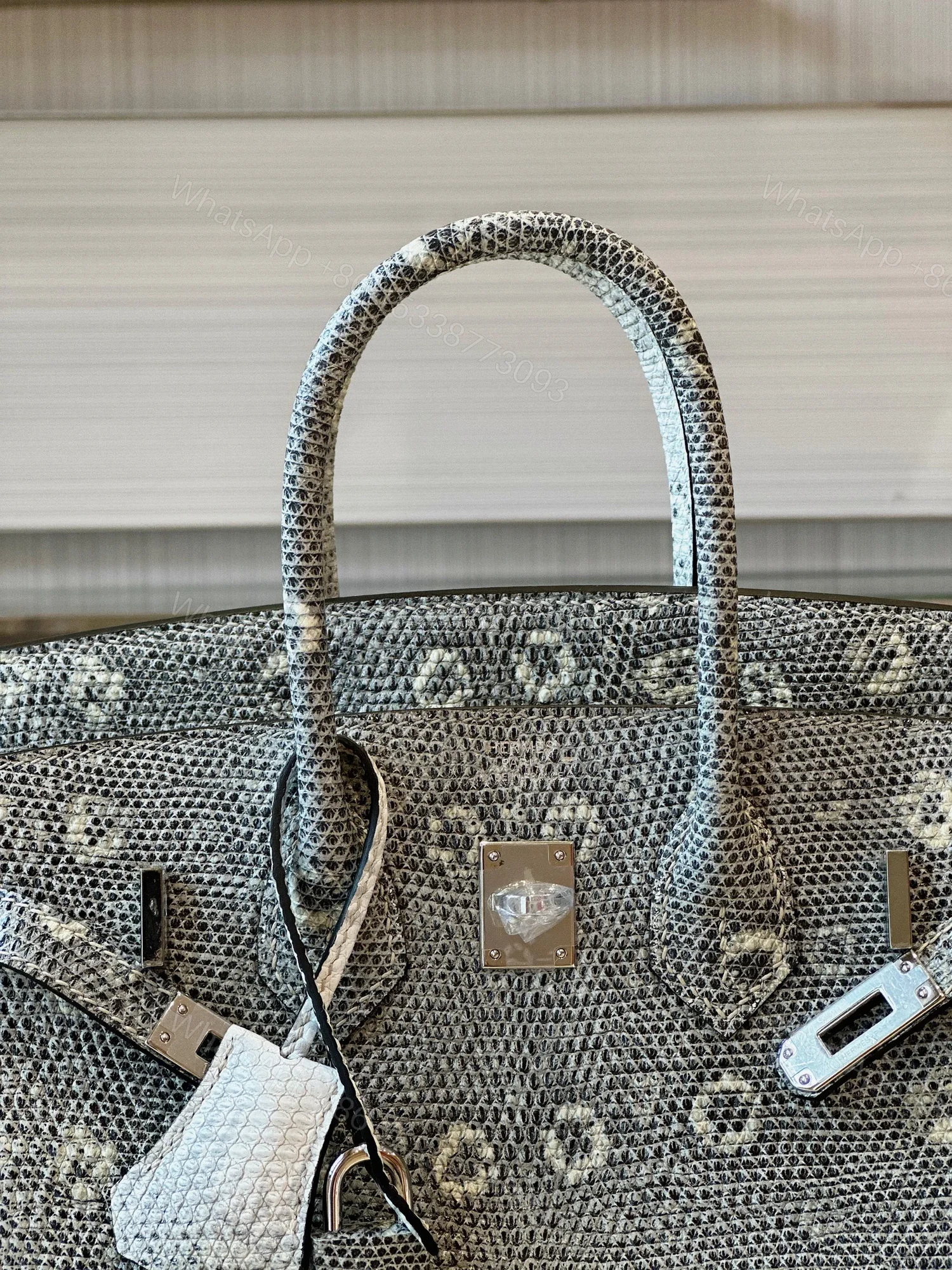 View 5 of HN 25 Omber Genuine Lizard leather Gold Hardware