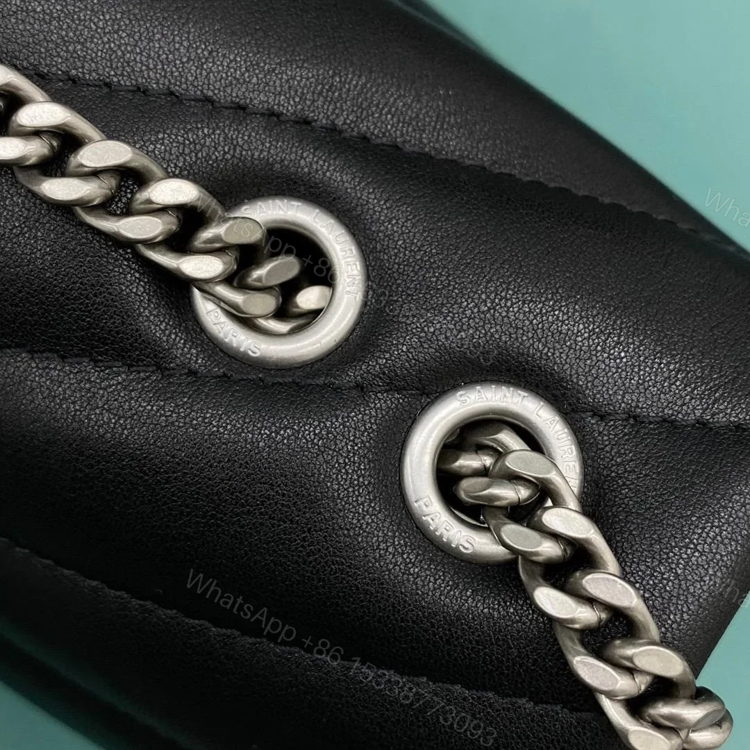 View 6 of YSL Loulou Small with sliver hard 1:1 Top Quality replica Bag