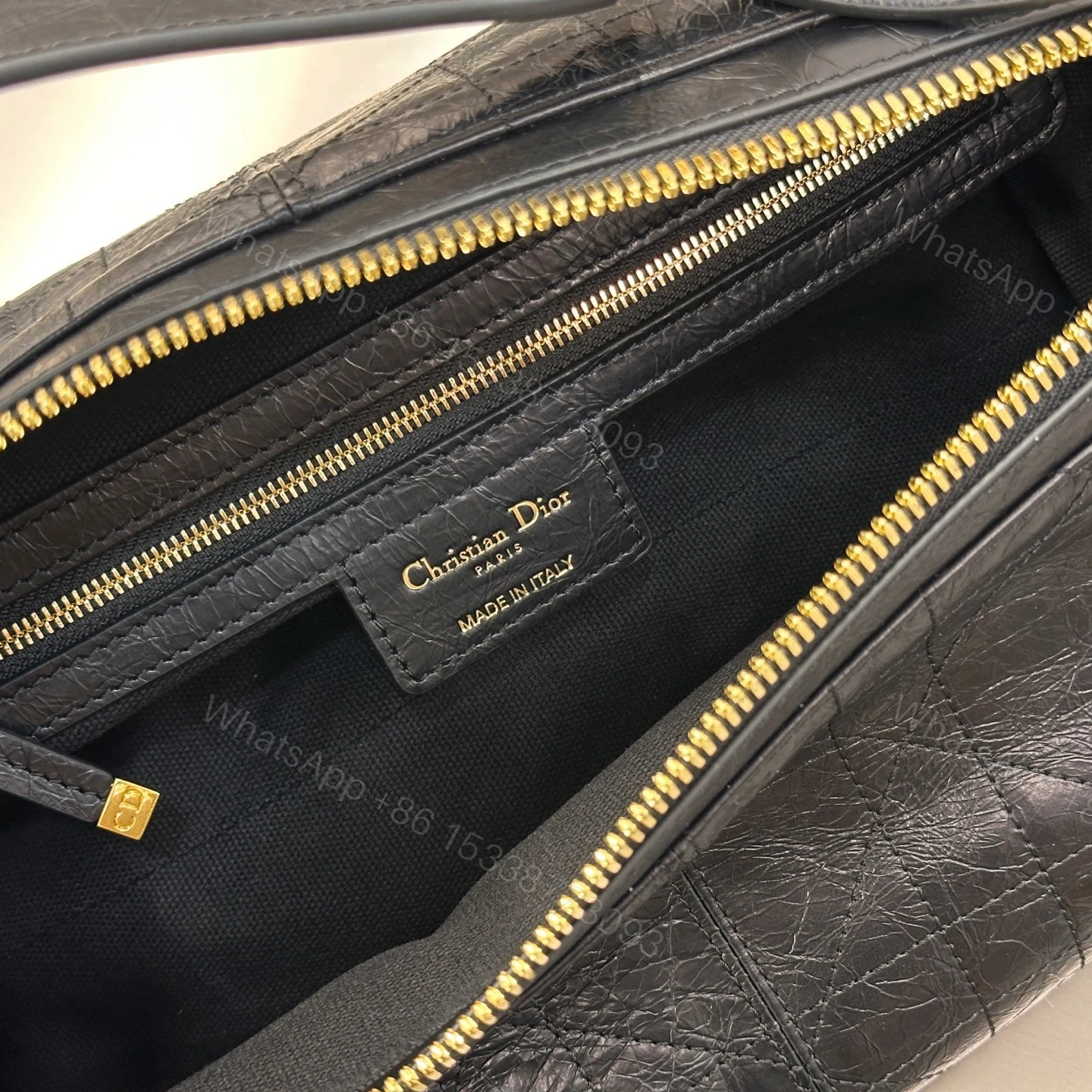View 11 of 高仿Dior*D-Journey系列M2417M900牛皮革單肩包黑色中號免檢版