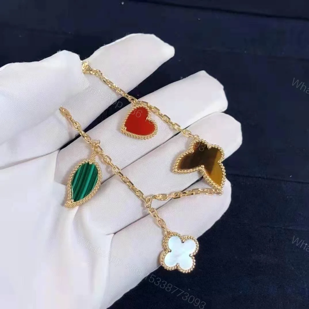 View 7 of Van Cleef & Arpels Lucky Alhambra Bracelet, 4 Motifs