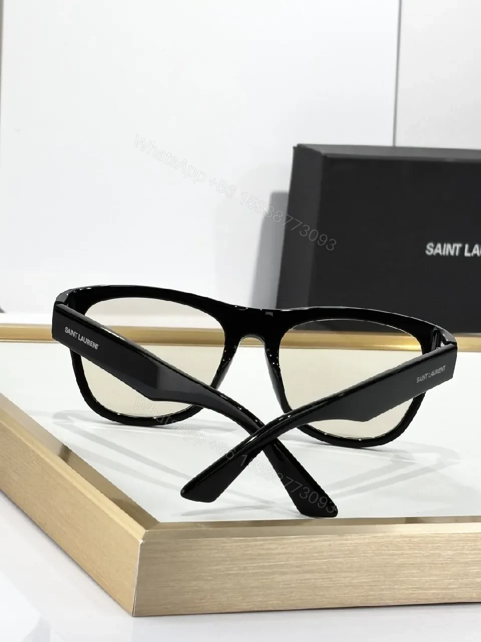 View 5 of Chic Black Wayfarer Sunglasses, Polarized UV400, All-Day Comfort