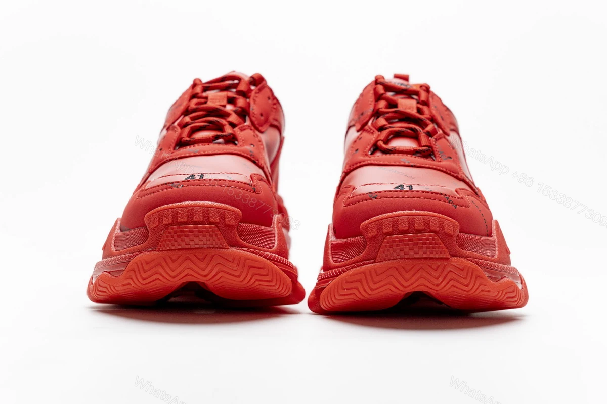 View 5 of Balenciaga Triple S Letter Bright Red 524039 W2FA1 7632