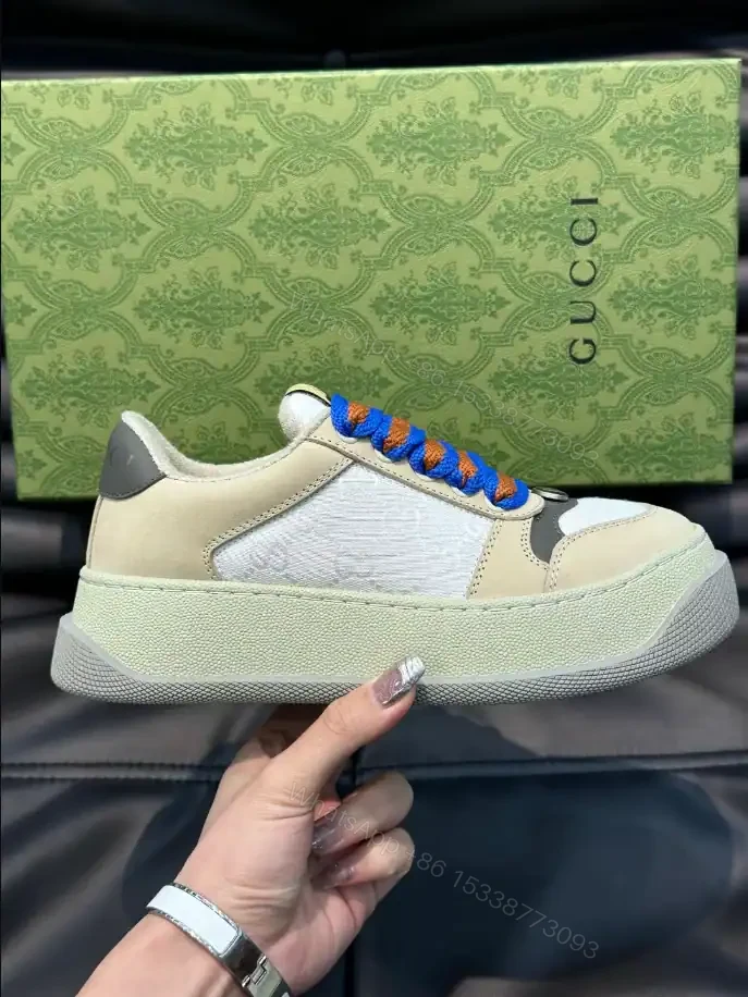 View 2 of GUCCI SCREENER GG TRAINER SNEAKERS WHITE GG CANVAS – GC171