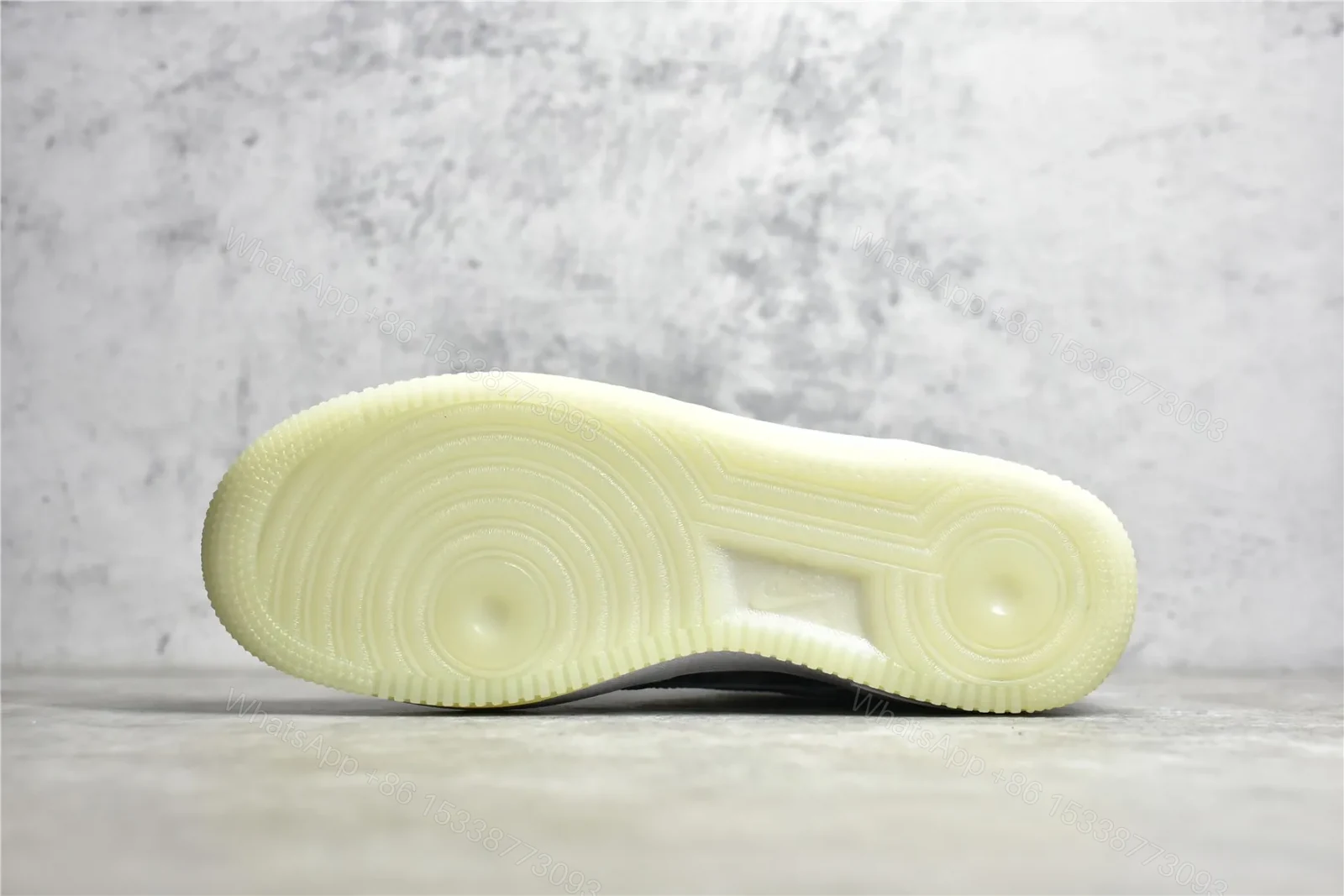 View 8 of UA Air Force 1 Low QS Skeleton White Grey Reps