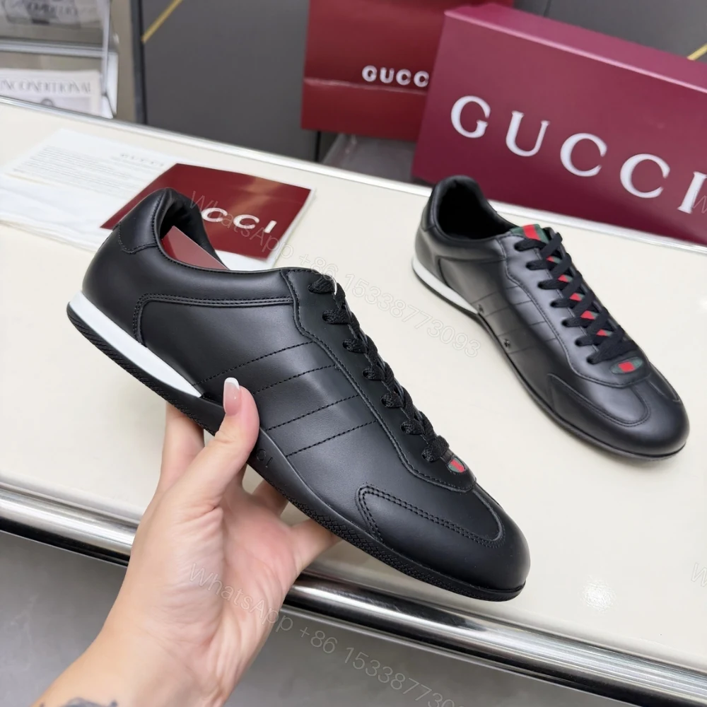 View 3 of Gucci Men Shift Trainers All Black L