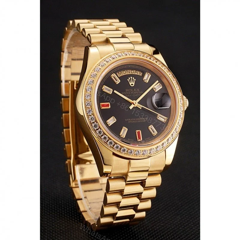 View 3 of Superclone Rolex Day-Date Black Dial 1454101 36 mm