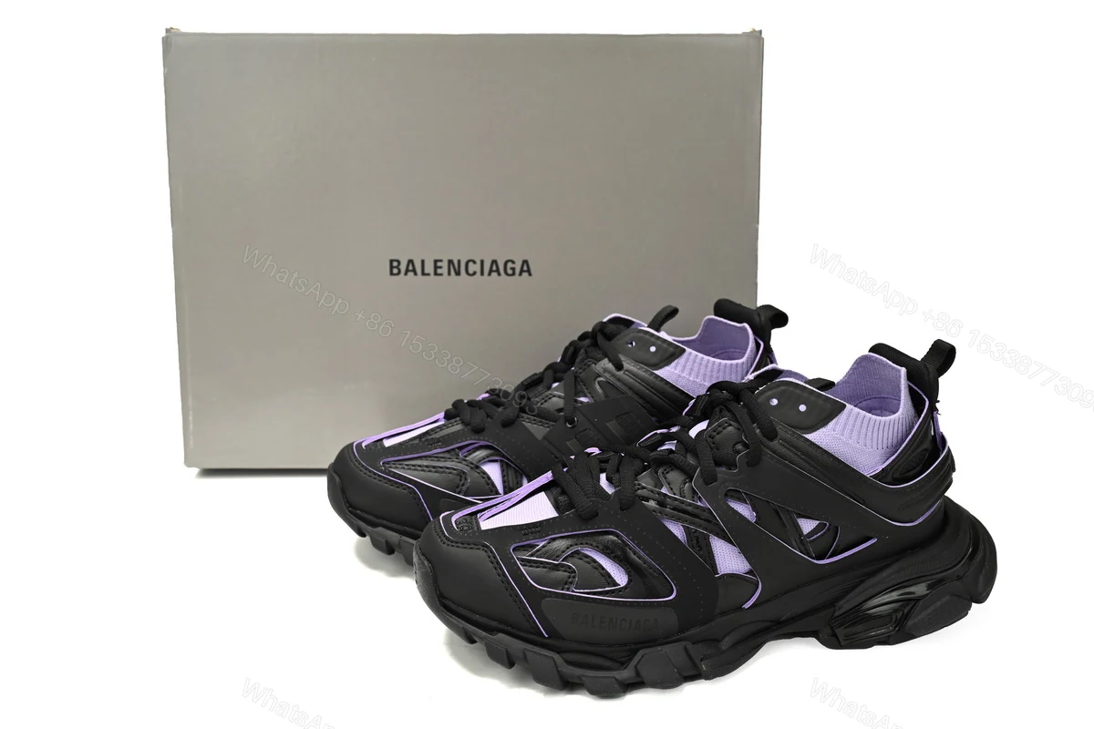 Balenciaga Track Black Rice Black Purple 736328 W3SKC 1058 — view 2