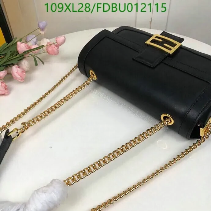 View 6 of Fendi Knockoff Baguette Chain Leather Medium Bag FDBU817 – Timeless Elegance
